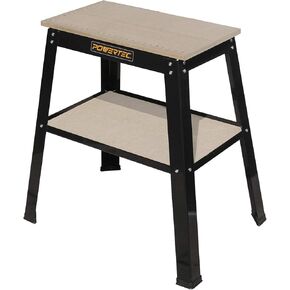 POWERTEC Tool Stand with Wheels, Casters & Melamine MDF Table Top, Power Tool Stand for Miter Saw, Drill Press, Belt Sander, Bench Grinder, Band Saw, Scroll Saw, Planer (UT1008V)