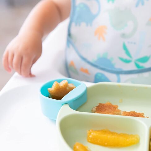 غطاسات صغيرة من السيليكون للأطفال من بامكينز، تُعلق على الأوعية والأطباق والأطباق، وكوب الصلصة، ويحمل التوابل، والغمس، والهريس، والطبقة العلوية، وفطام الطفل، ومستلزمات التغذية الأساسية، للأطفال بعمر 6 أشهر فما فوق، أزرق in Saudi Arabia