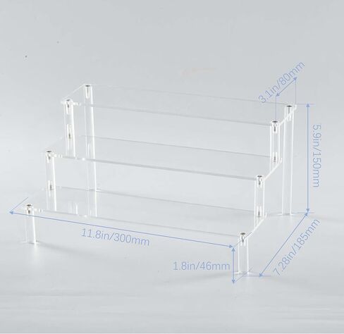 Acrylic display riser, transparent in Saudi Arabia