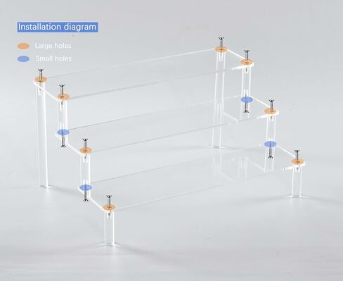 Acrylic display riser, transparent in Saudi Arabia