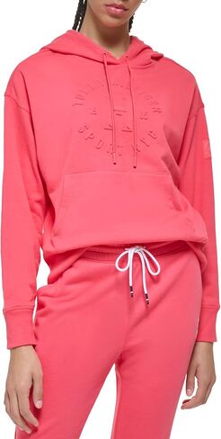 Tommy Hilfiger Women's Relaxed Fit Embossed Graphic Hoodie in Saudi Arabia