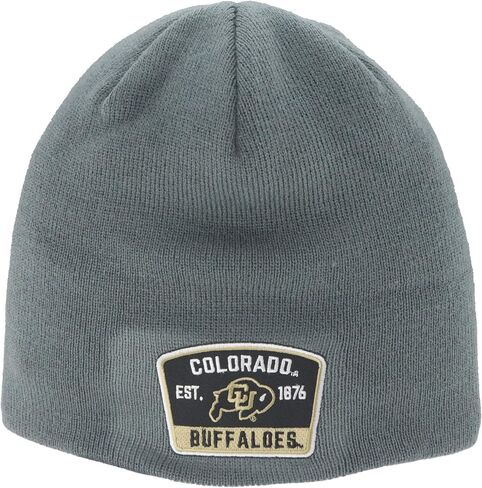 ZHATS NCAA Officially Licensed Beanie Edge Patch Switchback Gray in Saudi Arabia