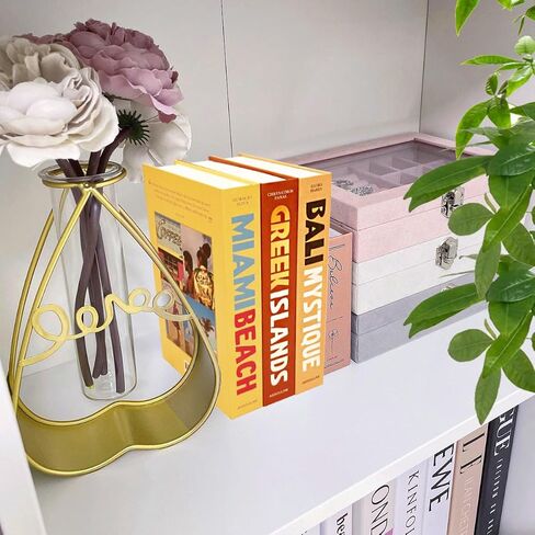 كتب زخرفية رائعة مع وظيفة تخزين - مثالية لديكور المزرعة العصرية والمعاصرة. رف الكتب الأشياء المزيفة (مجموعة من 3 كتب) in Saudi Arabia