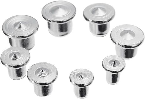 16pcs Dowel Pins Center Point Set Solid & Hollw 1/4", 5/16", 3/8" 1/2"(6/8/10/12mm) Woodworking Dowel Tenon Center Set for Woodworking Tool Woodworking Center Positioning XSFDUI in Saudi Arabia