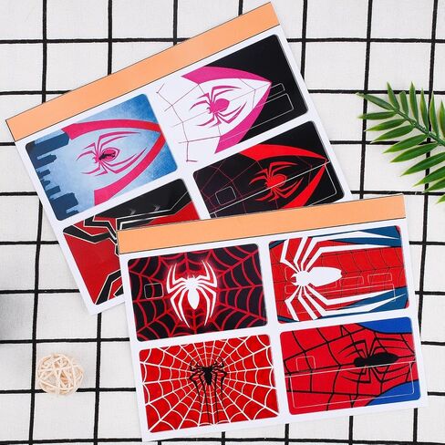 Kawaii Credit Debit Card Decor Stickers Skin (8 Pcs) Anime Sticker for Transportation Key Card Credit Card Covering and Personalizing Bank Card in Saudi Arabia