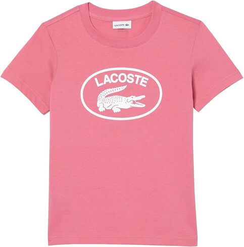 Lacoste Girls' Boy's Short Sleeve Branded Logo Tee in Saudi Arabia