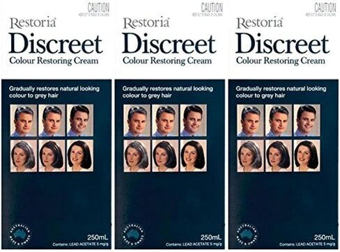 3 علب من كريم استعادة اللون Restoria Discreet 250 مل من Fleurz in Saudi Arabia