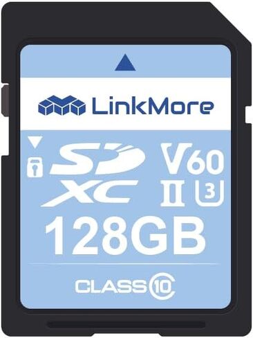 LinkMore SD Card 64GB Compatible with Camera, PC, UHS-I, U3, V30, Class 10, Read Speed Up to 100 MB/s, Write Speed Up to 50MB/s in Saudi Arabia