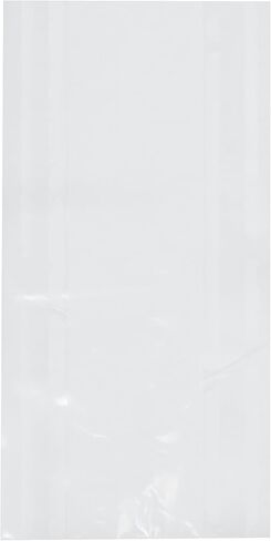 Aviditi 4" x 2" x 8" Gusseted Poly Bags, 1 Mil, Clear Open Top with Expandable Sides, for Packaging Parts, Food and Supplies, (Case of 1000) in Saudi Arabia