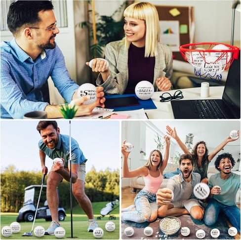 HyDren 24 Pcs Mini Golf Stress Ball Bulk 2.36 Inch Funny Golf Party Favors Foam Golf Balls Stress Relief Sports Ball for Adult Practice Office Stress Relief in Saudi Arabia