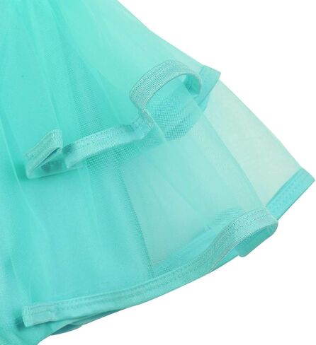 YiZYiF Kids Girl's Sequined Camisole Ballet Dress Chiffon Dance Leotard in Saudi Arabia