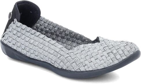 Bernie Mev Women's Braided Catwalk Flat, Pewter, 39 M EU / 8.5-9 B(M) US in Saudi Arabia