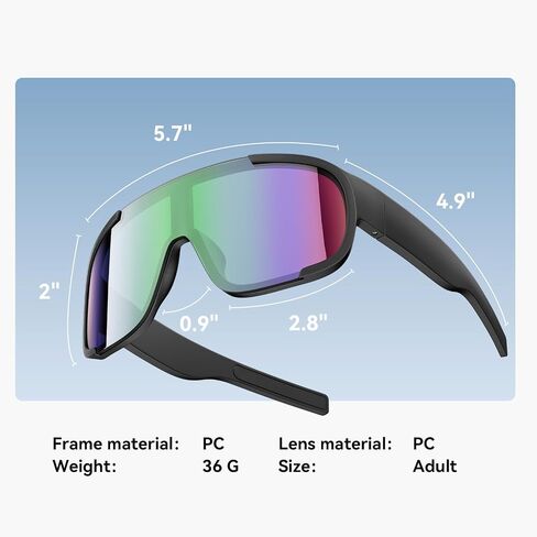 PARDUS Polarized Sports Sunglasses, UV400 Protection, Class 3 Sunshade for Men & Women, for Fishing, Outings, Cycling in Saudi Arabia