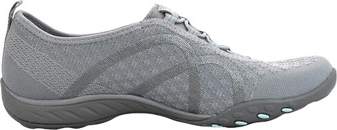 Skechers Sport Women's Breathe Easy Fortune Fashion Sneaker, White/Silver, 9.5 M US in Saudi Arabia