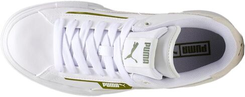 حذاء نسائي من Puma Mayze Crashed مقاس 8.5، اللون: Puma White/Vapor Gray-White in Kuwait