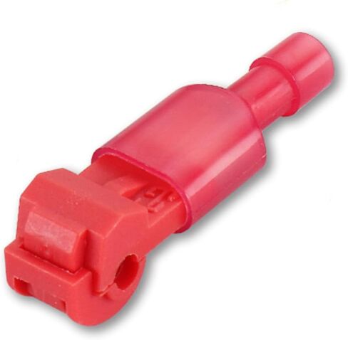 Baomain T-Tap Wire Connectors, Quick Splice Wire Terminals with 1/4" Nylon Fully Male Spade Connectors Kit AWG 12-10 Gauge Yellow 100 PCS/50 Pairs (Yellow) in Saudi Arabia