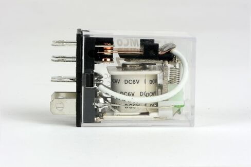2X TEMCo Ice Cube Relay General Purpose 6 VDC 10A Contact 8 Pin w/Socket in Saudi Arabia