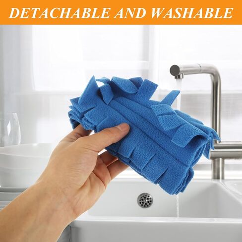 6 Pack 360° Fleece Duster Refills, Reusable Duster Refills Washable Dusters, Heavy Duty Dusters Refills for Cleaning Ceiling Fan Hardwoods Window Kitchen Floor（3 Colors） in Saudi Arabia