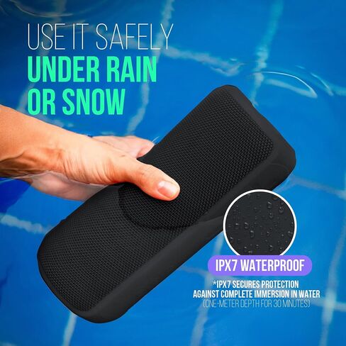 PALL Power Plus, Waterproof Speaker 30W, Excellent for Outdoors | True Wireless Speaker, Compatible with Android and iOs | 8 Hour Playtime | Bluetooth 5.0, Portable - Red in Saudi Arabia