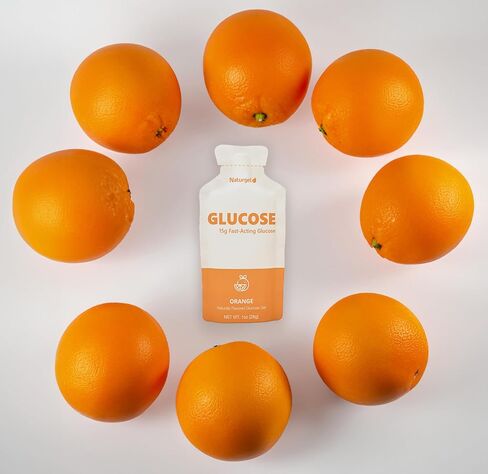 Glucose Liquid Gel, 15 Packets, Variety - 15g Fast-Acting Glucose to Raise Low Blood Sugar in Saudi Arabia