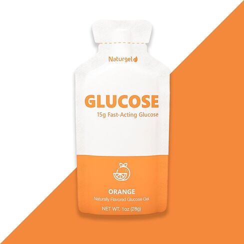 Glucose Liquid Gel, 15 Packets, Variety - 15g Fast-Acting Glucose to Raise Low Blood Sugar in Saudi Arabia