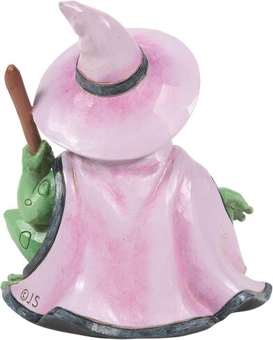 Enesco Jim Shore Heartwood Creek Halloween Collection Frog Dressed as a Witch Miniature Figurine- Stone Resin Hand Painted Crafted Collectible Halloween Mini Figurines Home Decor Statue, 3.43 Inch in Saudi Arabia