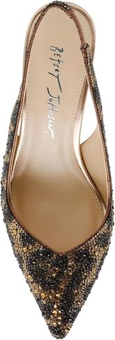 Betsey Johnson Women's Clark Pump, Ivory, 6 Wide in Saudi Arabia