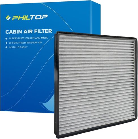 PHILTOP ACF269 (CF11174) Cabin Air Filter, Replacement for Fusion (2010-2012), Lincoln (2010-2012), Mercury (2010-2011), Premium Cabin Filter with Activated Carbon Filter Up Dust Pollen Odor in Saudi Arabia