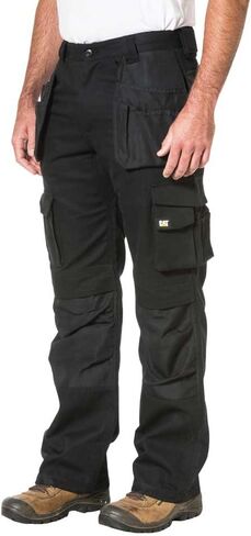 Caterpillar Men's Trademark Work Pants Built from Tough Canvas Fabric with Cargo Space, Classic Fit, Army Moss, 36W x 34L in Saudi Arabia