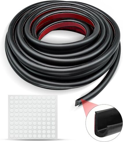 40Ft J-Shape RV Trim Molding, Roof Weather Stripping Trim Seal with Self-Adhesive, Rain Gutter Rubber Drip Rail Fit for Car, Truck, RV, Boat and Home Application, White in Kuwait