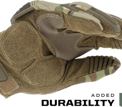 Mechanix Wear: M-Pact Tactical Gloves with Secure Fit, Touchscreen Capable Safety Gloves for Men, Work Gloves with Impact Protection and Vibration Absorption (Camouflage - MultiCam, Large) in Kuwait