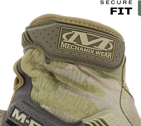 Mechanix Wear: M-Pact Tactical Gloves with Secure Fit, Touchscreen Capable Safety Gloves for Men, Work Gloves with Impact Protection and Vibration Absorption (Camouflage - MultiCam, Large) in Kuwait