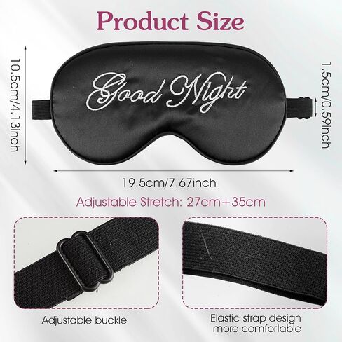 2 Pack Sleep Mask Silk Eye Mask Natural Pure Silk Soft Satin Blindfold with Adjustable Strap Night Eye Sleep Shade Cover for Women Men Travel Sleeping Nap Meditation Blackout (Beige Purple) in Saudi Arabia
