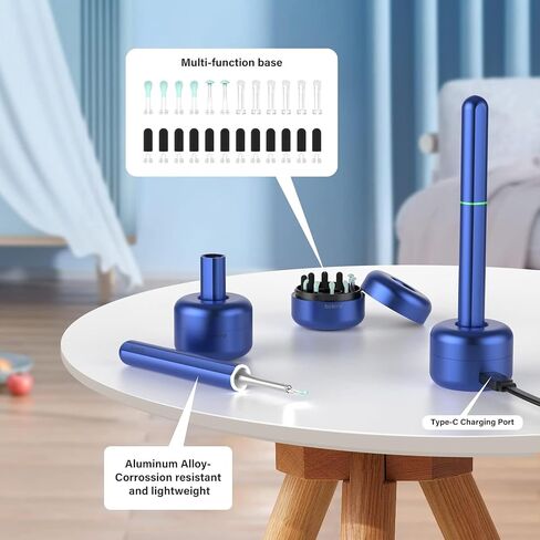 Ear Wax Removal Tool Camera, Ear Wax Removal, Bebird Ear Cleaner with Camera with 1080P Otoscope with Light, Ear Wax Removal Kit with 9 Ear Pick, Ear Camera Compatible for iPhone, iPad, Android Phone in Saudi Arabia