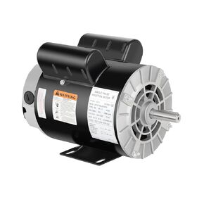 Air Compressor Electric Motor, 3.7 HP 3450 RPM, 230V Single Phase, 56 Frame 5/8"Keyed Shaft 60 Hz, Commercial-Duty CCW Rotation, 1.88 Shaft Length for Air Compressors