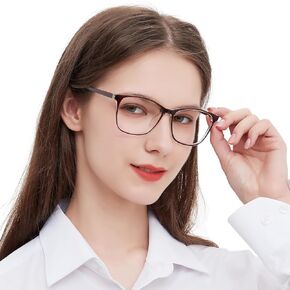 OCCI CHIARI Blue Light Glasses for Women Non Prescription Glasses Fashion Eyewear Full Rim Optical Frame