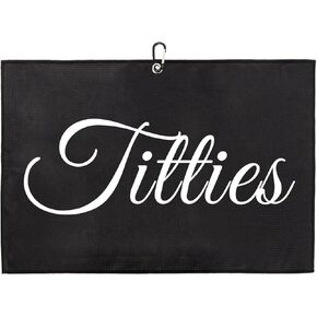 Golf Towel Funny Golf Towel Microfiber Golf Towels for Golf Bags with Clip Golf Gifts for Men Golfers Husband Boyfriend Golf Lover Golf Fan Funny Gifts for Men Golf Accessories for Men