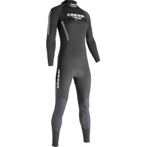 Cressi Women's Full Back-Zip Neoprene Wetsuit for Scuba Diving & Water Activities - Fast 1mm Lady: Designed in Italy