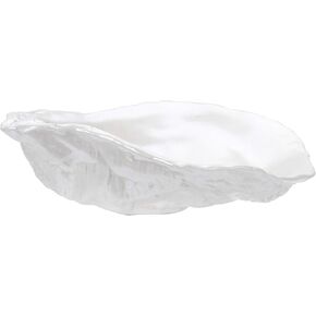 Creative Co-Op White Ceramic Shell Shaped Dish