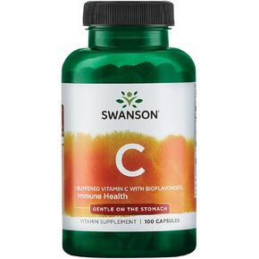 Swanson Buffered Vitamin C w/Bioflavonoids 500 Milligrams 100 Capsules