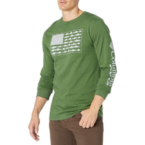 Columbia Men's Long Sleeve Tee Shirt Outdoors Fishing Camping Hiking