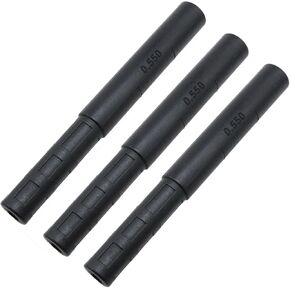 yukata Golf Shaft Extension Golf Shaft Extension 0.55“ - 0.59" Golf Club Extensions Golf Club for Iron/Wood Golf Repair Black -3pcs