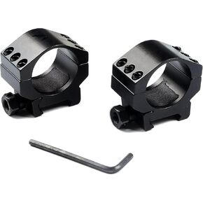 2pcs/30mm Scope Rings Mounts with Low Profile for Picatinny/Weaver Rail Matte Black