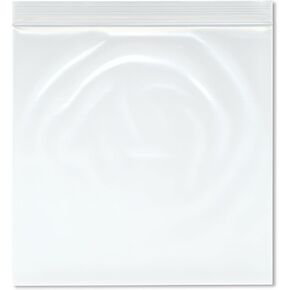 Plymor 9" x 9" (Pack of 100), 4 Mil Heavy Duty Zipper Reclosable Plastic Bags