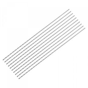 uxcell 10 Pcs 1.3mm Mini Micro Twist Drill Bits, High-Speed Steel Straight Shank Extra Long Drill Bit 100mm for Aluminum Alloy