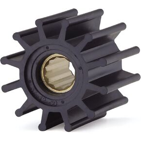 Impeller Compatible with Jabsco 22120-0001 CEF 500104 Volvo 876120-7 834794, Inboard Motor 12 Blades Water Pump Impeller for GM 454 with Jabsco Pump 23800‑0201