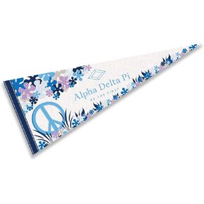 Alpha Delta Pi Greek Pennant Banner Flag