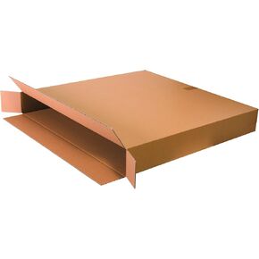 Partners Brand P36536FOL Side Loading Boxes, 36"L x 5"W x 36"H, Kraft (Pack of 20)