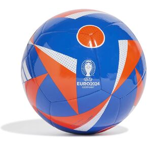 adidas Fussballliebe Club Euro 2024 Ball IN9373, Unisex, Soccer Ball, Glow Blue/Solar Red/White, 4
