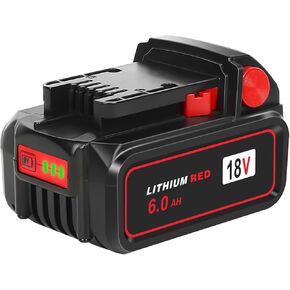 4Pack 6.0Ah Replacement Battery Compatible with Milwaukee M-18 18v 6000mAh M-18B 48-11-1820 48-11-1850 48-11-1828 48-11-10 XC Cordless Power Tools